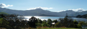 Enjoy the views of Akaroa Harbour from L'abri B&B
