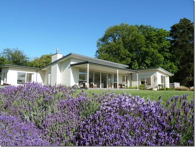 View of the house from the garden